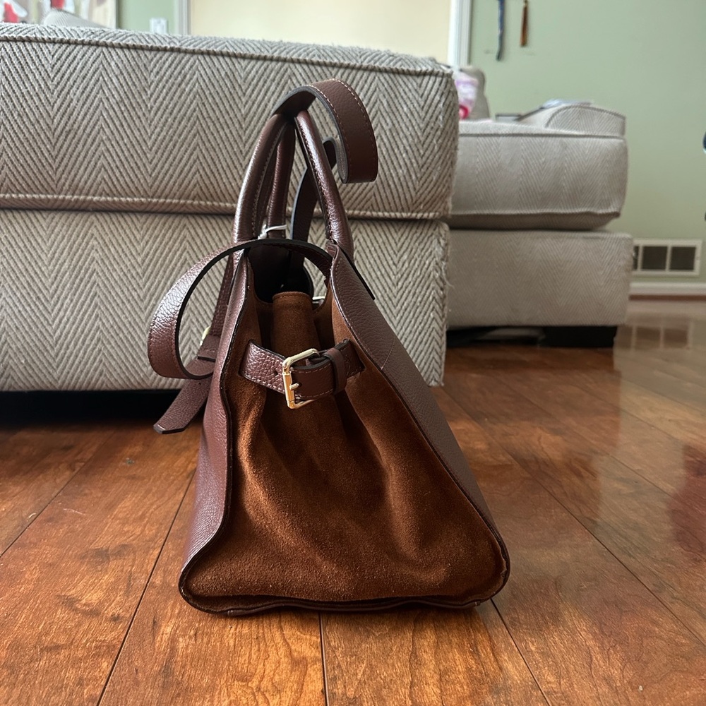 ANNA PAOLA VIRAL GENUINE
ITALIAN LEATHER & SUEDE TOTE NWT - Picture 3 of 10
